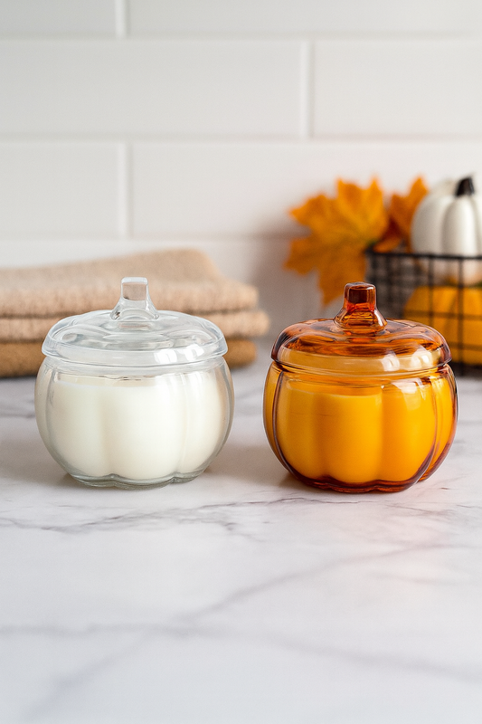 16 oz glass pumpkin