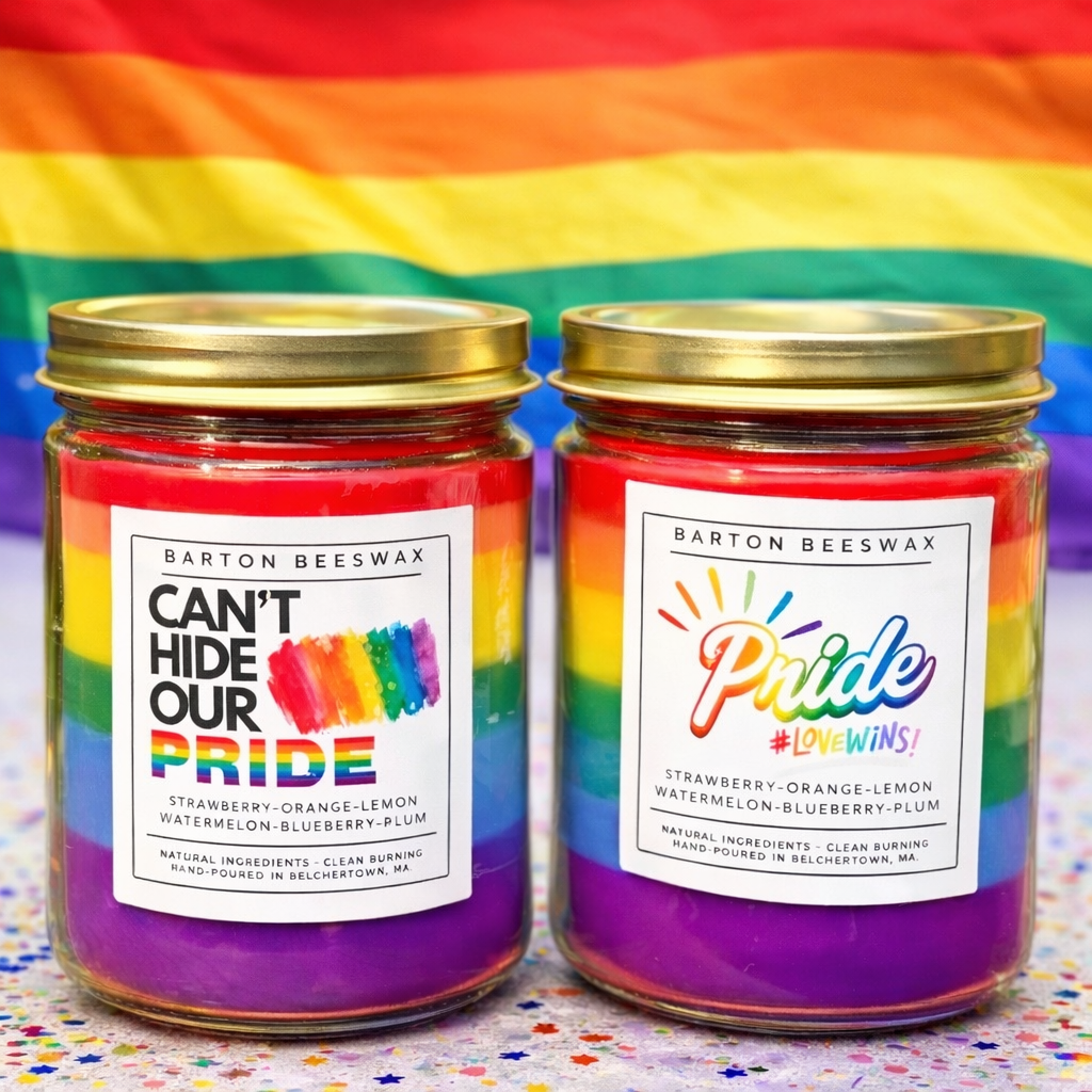 PRIDE 6 LAYER CANDLE