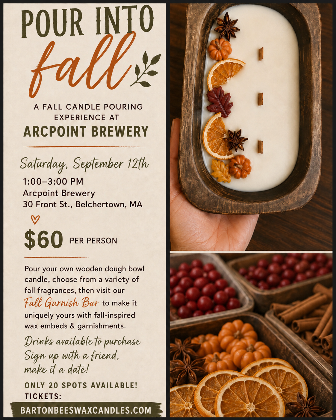 POUR INTO FALL