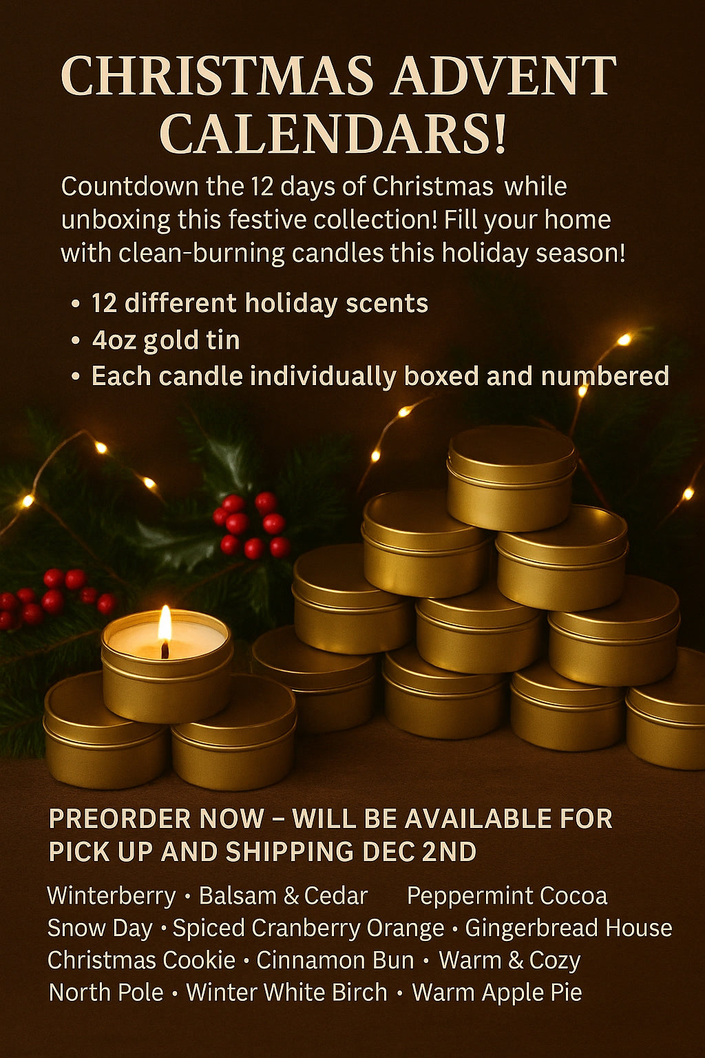 Holiday Advent Calendars