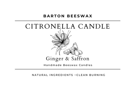 Citronella Ginger & Saffron candle